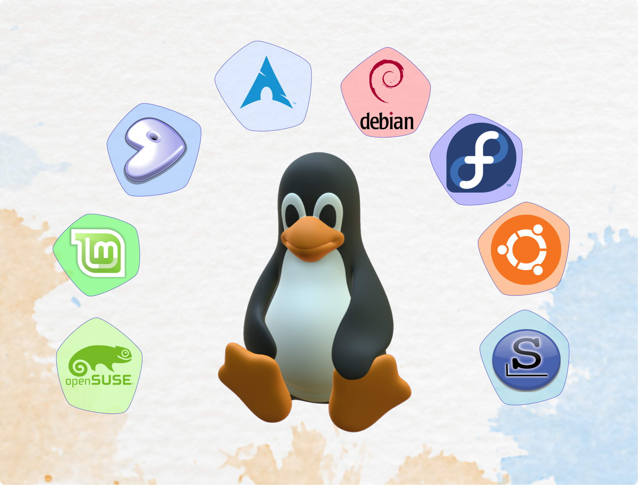 Linux logos